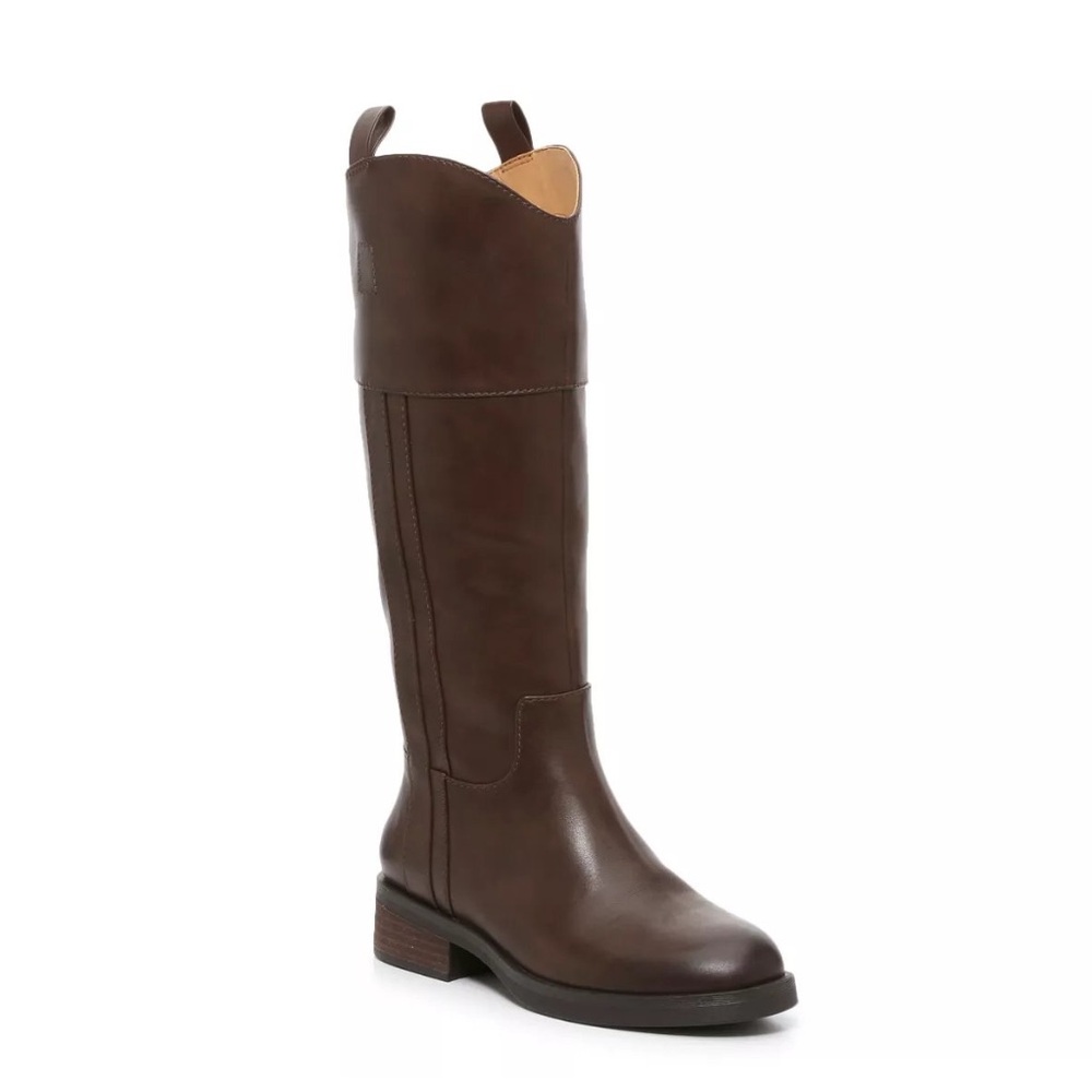 Crown Vintage Dark Brown Leather Boot